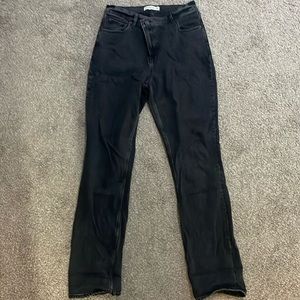 Black 90s high rise jeans- worn 1 time.